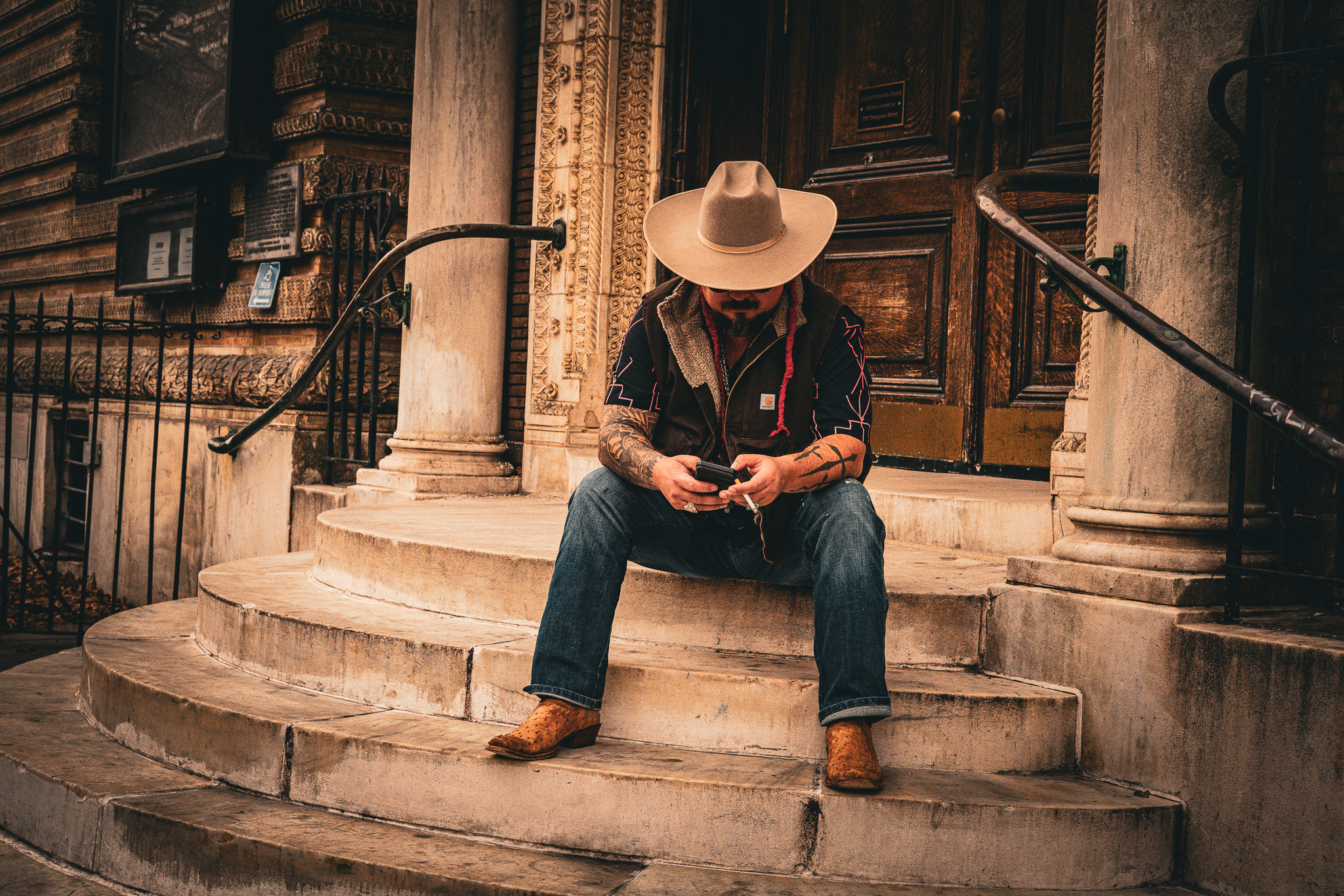 Cowboy in Manhattan